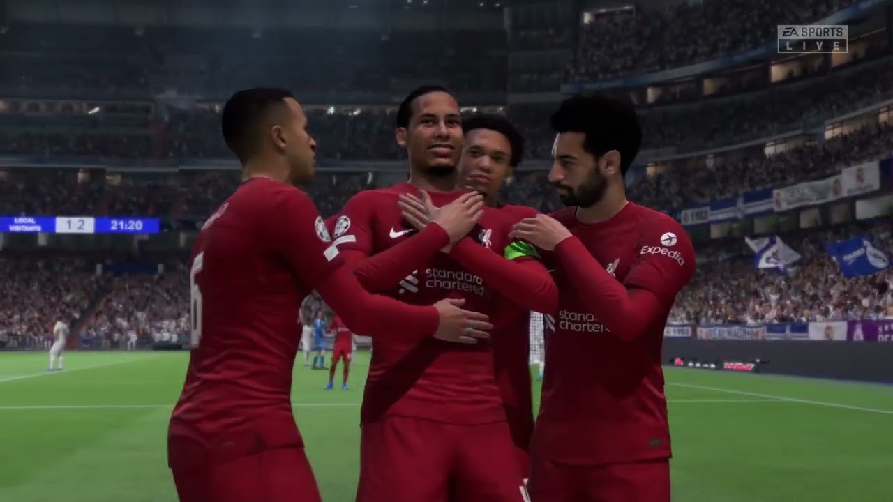 Real Madrid VS Liverpool (UEFA Champion League) -Round 16- No Commentary