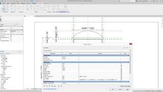 Parametric Door with Arc on Top Family  in Revit