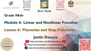 Piecewise and Step Functions [Module 4 Lesson 6]