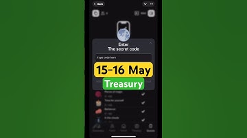 Treasury Secret Code I Treasury today Secret Code | 15 & 16 May Treasury Secret Code  | #treasury |