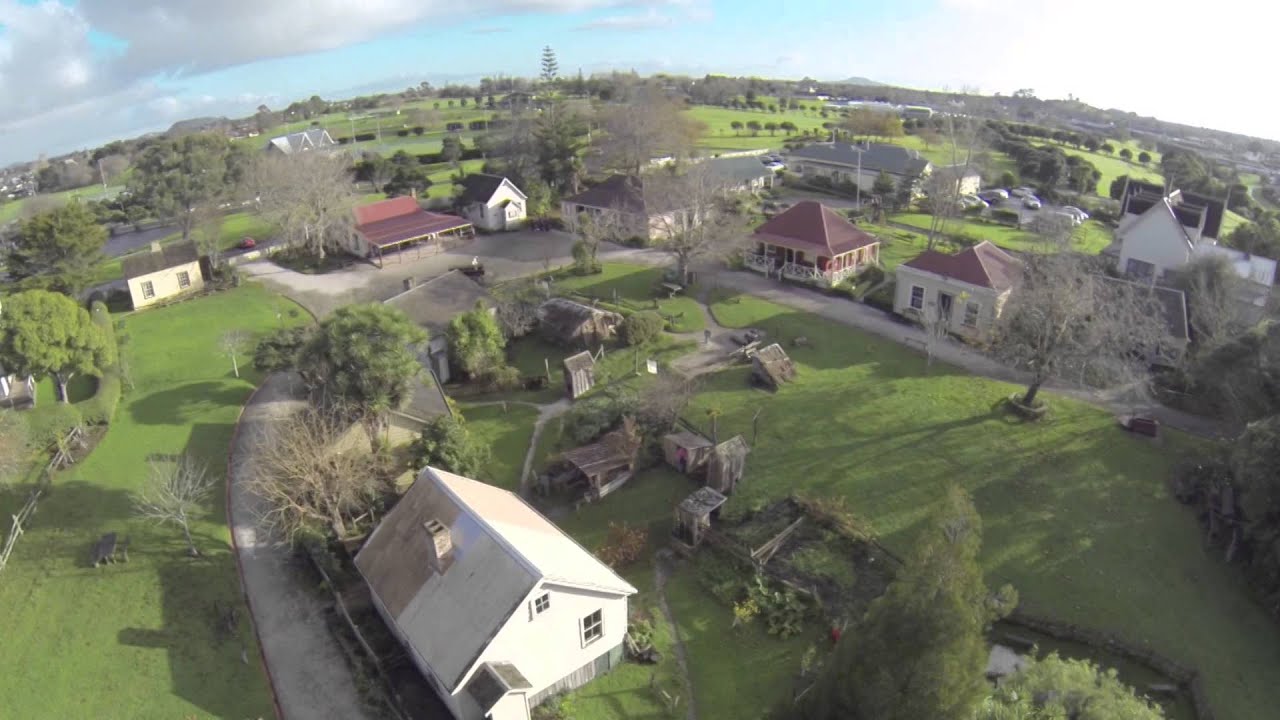 Howick Historical Village Fly Overs - YouTube