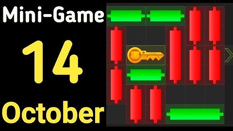 Mini Game Puzzle Solution Hamster | October 14 2024 | Mini Game Solved