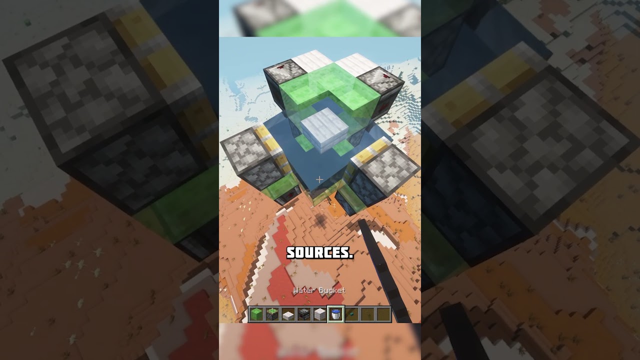 Машина цунами в Minecraft 