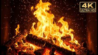 Smooth Jazz Winter Silent Ember Waves – Sax Ambience with Warm 4K Fireplace