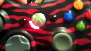 Red tiger XBOX 360 CONTROLLER MOD