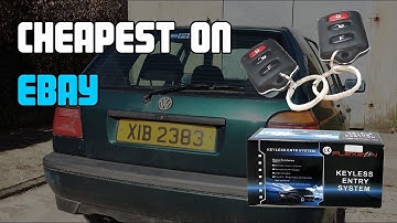 eBay Remote Central Locking Kit Review & How To Fit