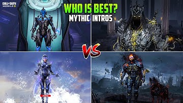 All Mythic Characters Lobby Intro CODM - Spectre vs Templar vs Ghost vs Siren COD Mobile