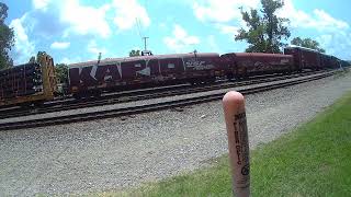 BNSF Mississippi River Bridge Railroad Traffic Action! 