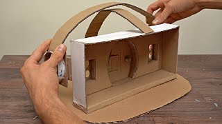 Hobbit Hole Made With Cardboard