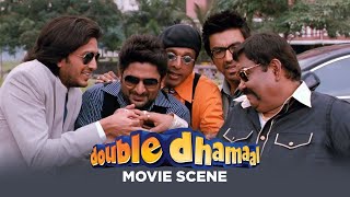 Double Dhamaal: Funny Scene of Arshad, Javed, Riteish & Aashish Fooling and Escaping Goons
