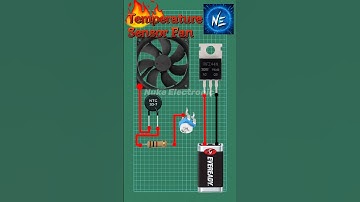 DIY Temperature Sensor Fan  #diyprojects #electronicsdiy #electronicsproject