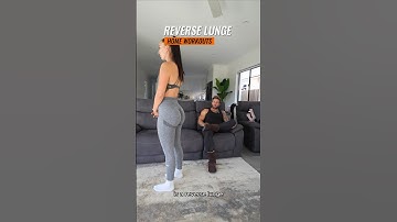 Reverse Lunge - try these tips to improve your technique #glutes #gluteworkout #workout