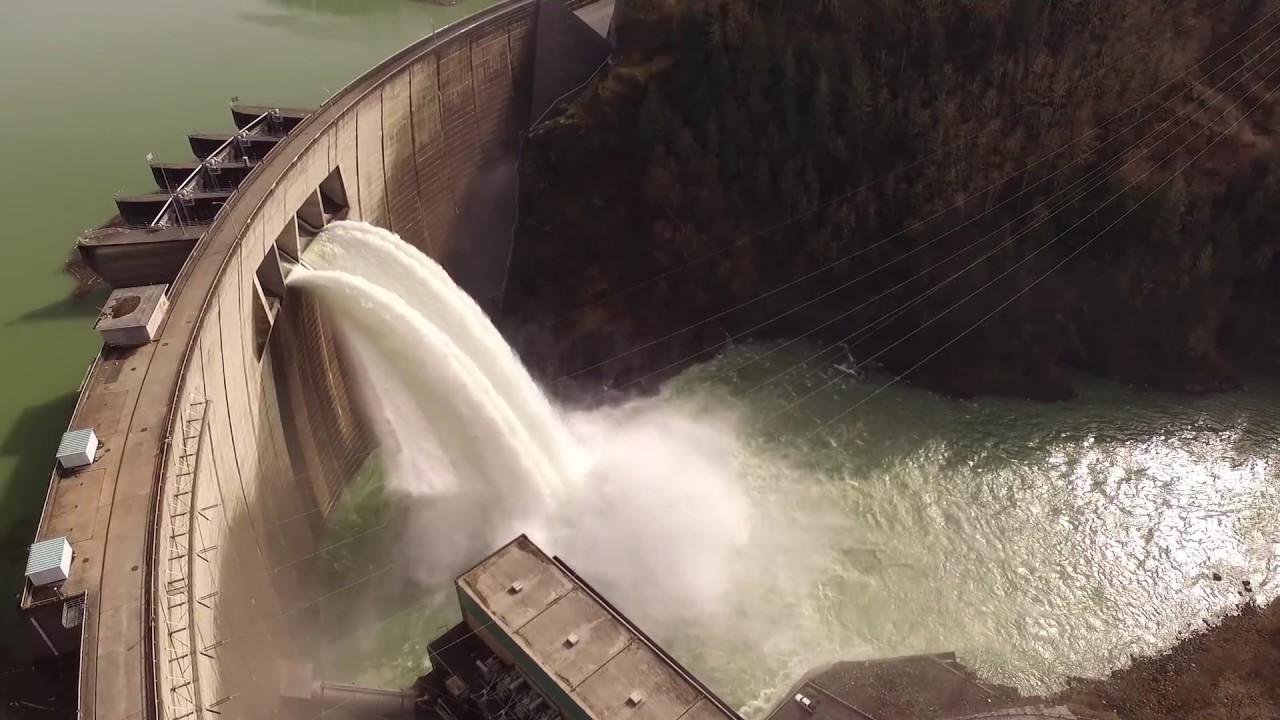 Mossyrock Dam Spillway YouTube