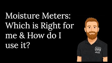 How To Choose And Use A Moisture Meter
