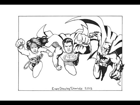 pix Batman Superman And Wonder Woman Drawing wonder woman superman batman drawing thanks for 50 000 subs