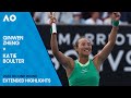 Qinwen zheng v katie boulter extended highlights  australian open 2024 second round