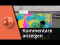 Powerpoint Kommentare anzeigen ✅ Tutorial