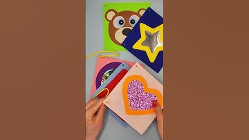 Sensory Busy Book for Toddler #activitybook #quietbooktutorial #sensorybook #sensorycrafts #diy