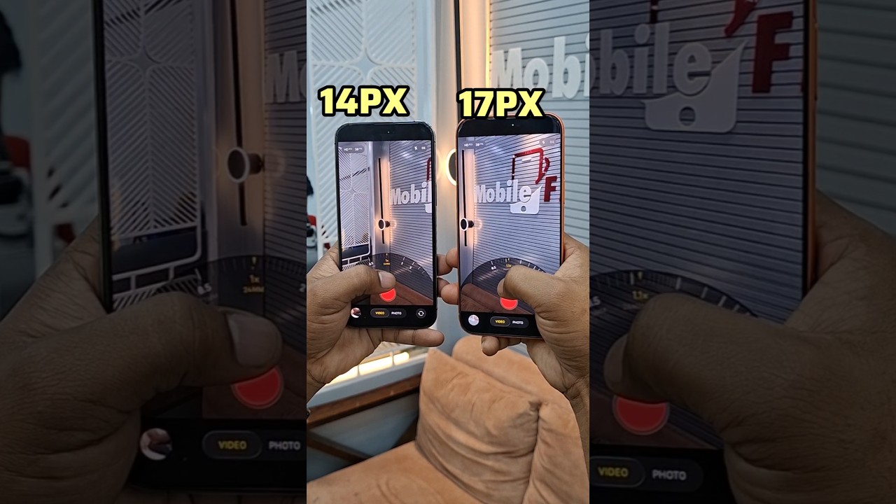 Сравнение камер Apple iPhone 14 Pro Max и iPhone 17 Pro Max с полным зумом.