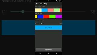 Sticky Notes Widget for Android Demo Video screenshot 1