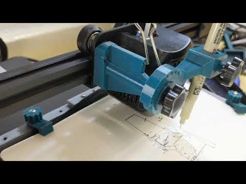 Ender 3 V2 Pen Plotter/Holder with spring