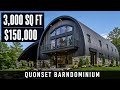 3,000 Sq Ft for $150K? The Quonset Barndominium That Changes the Math (2026 Real Costs)