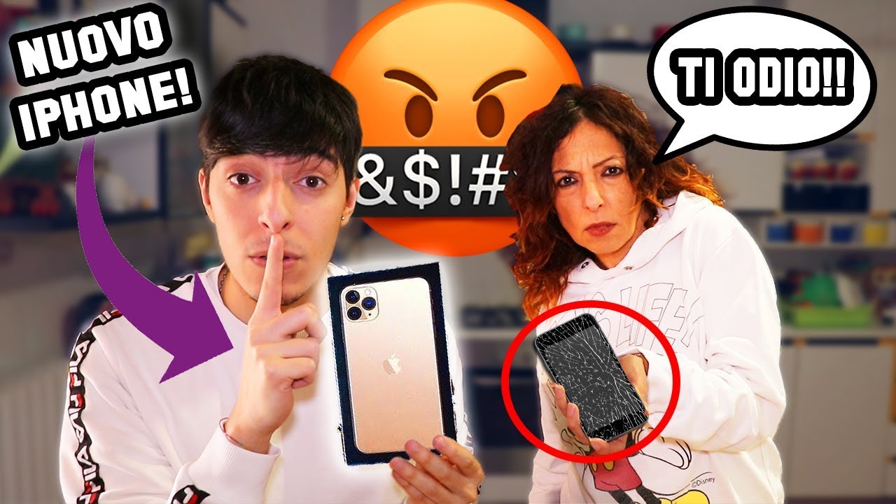 Rompo Il Telefono A Mamma Poi La Sorprendo Con Un Iphone 11 Commossa Youtube