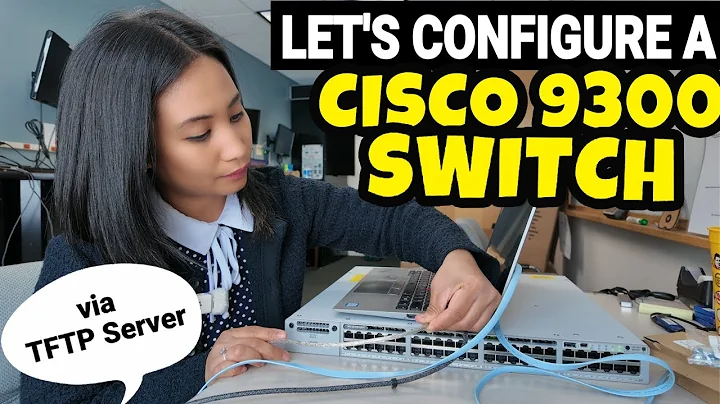 Configuring CISCO 9300 Switch at work | (via TFTP Server) CISCO commands, real world best practice