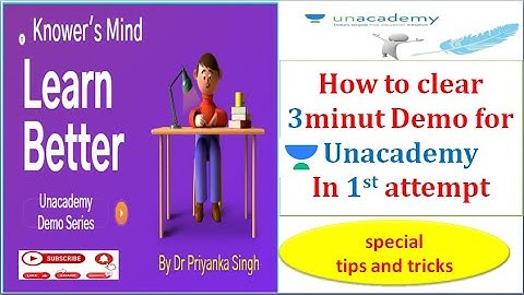 Unacademy Doubt Clearing Educator Demo Video|| How to make demo video for Unacademy | Vedantu