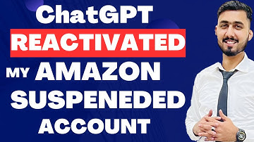 ChatGPT Write My Appeal To Reactivate Amazon Suspended Account | Plan of Action For Amazon Account