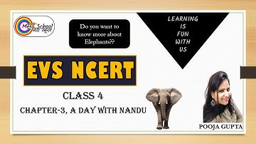Ch.3- A Day with Nandu | Class 4 - EVS NCERT | By Pooja Ma