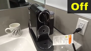 How To Turn Off Nespresso Citiz Coffee Machine-Easy Instructions