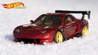 Mazda RX7 FD Drift + LED Light Kit | Hot Wheels Custom