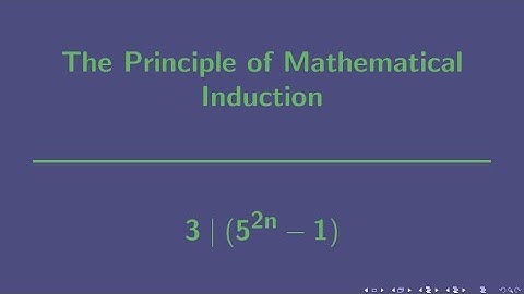 Writing Proofs | Principle of Mathematical Induction Example 1