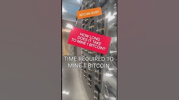 TIME REQUIRED TO MINE 1 BITCOIN #shorts #viralshorts #viralshirtvideos  l DHARAM CRYPTO & GOLD