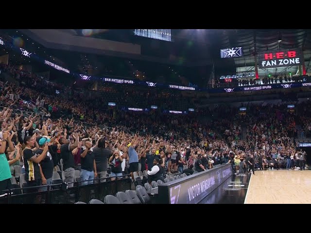 San Antonio Spurs on X: Shoutout to our fans for coming out to