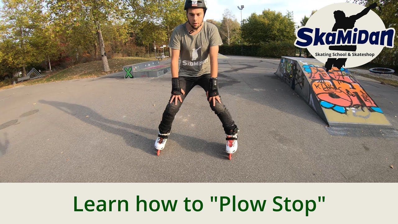 Learn How To Plow Stop On Inline Skates | Plow Stop On Rollerblades ...