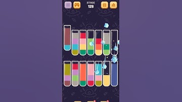 Water Sort Quest Level 129 || Puzzle game #video