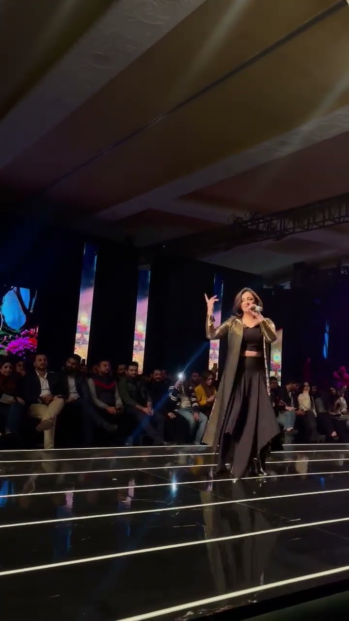 Nimra Mehra adds charm to the moments of the 22nd NEO HUM Bridal Couture Week. ??