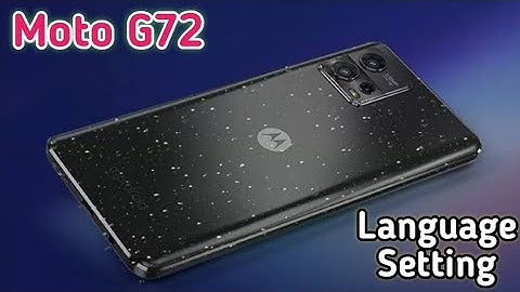 Language Change In Moto G72, Moto G72 Mein Language Change Kaise Karen, Language
