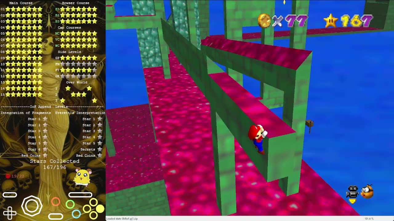 [IoF] Fragments of Treasure - red coins (savestateless)