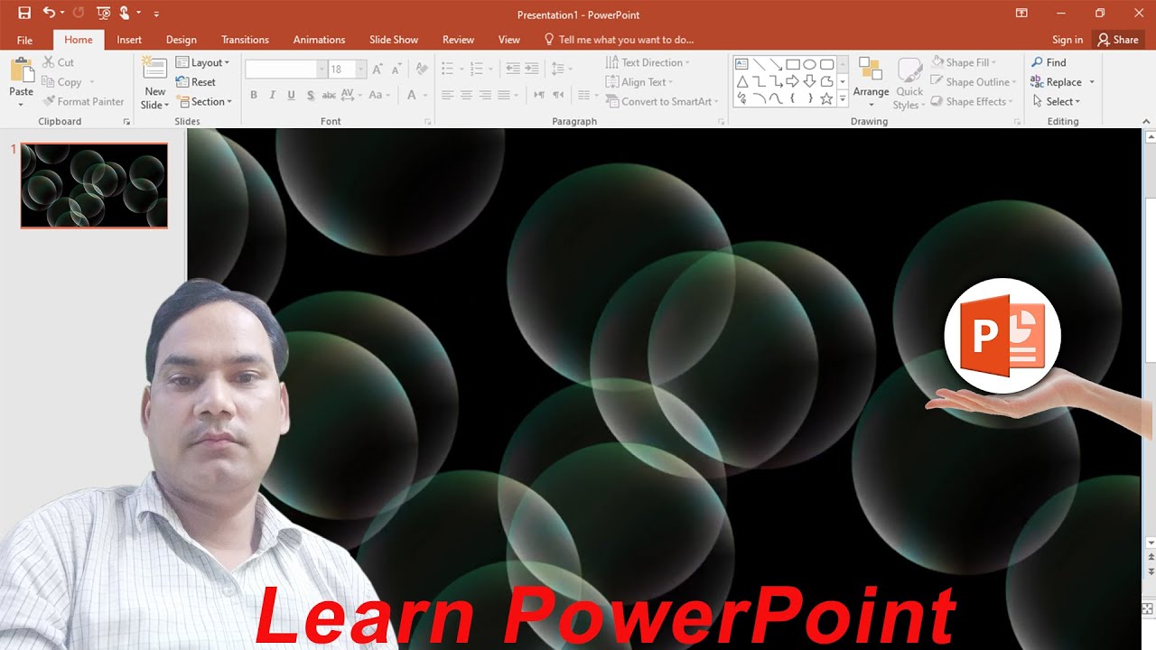 PowerPoint Tutorial for beginners chap-13 # Bubbles Animation # Learn ...