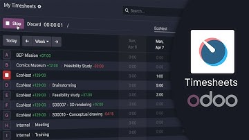 Odoo Timesheets - Time tracking made simple!