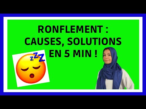 Pourquoi je ronfle ? Comment ne plus ronfler la nuit ? Causes et solutions du ronflement en  5 min