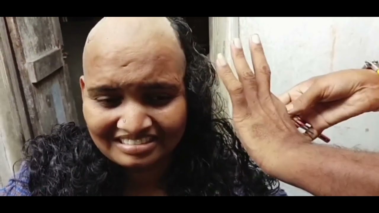 headshave indian girl 2025 new