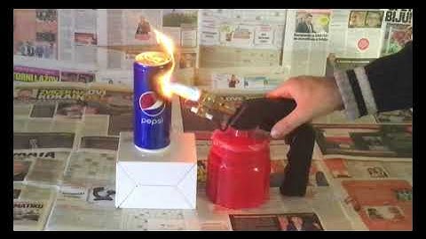 Experiment: Gas Torch vs Pepsi