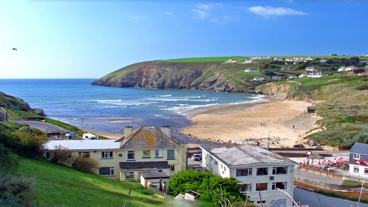 🔴🅻🅸🆅🅴🔴Mawgan Porth Beach🏖️Newquay,Cornwall⛵Caradon/United Kindom/England/Webcam near Plymouth