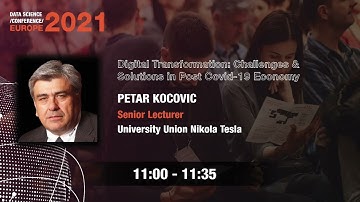 [DSC Europe 2021] Digital Transformation: Challenges & Solutions in Post-Covid 19 Economy - Kocovic
