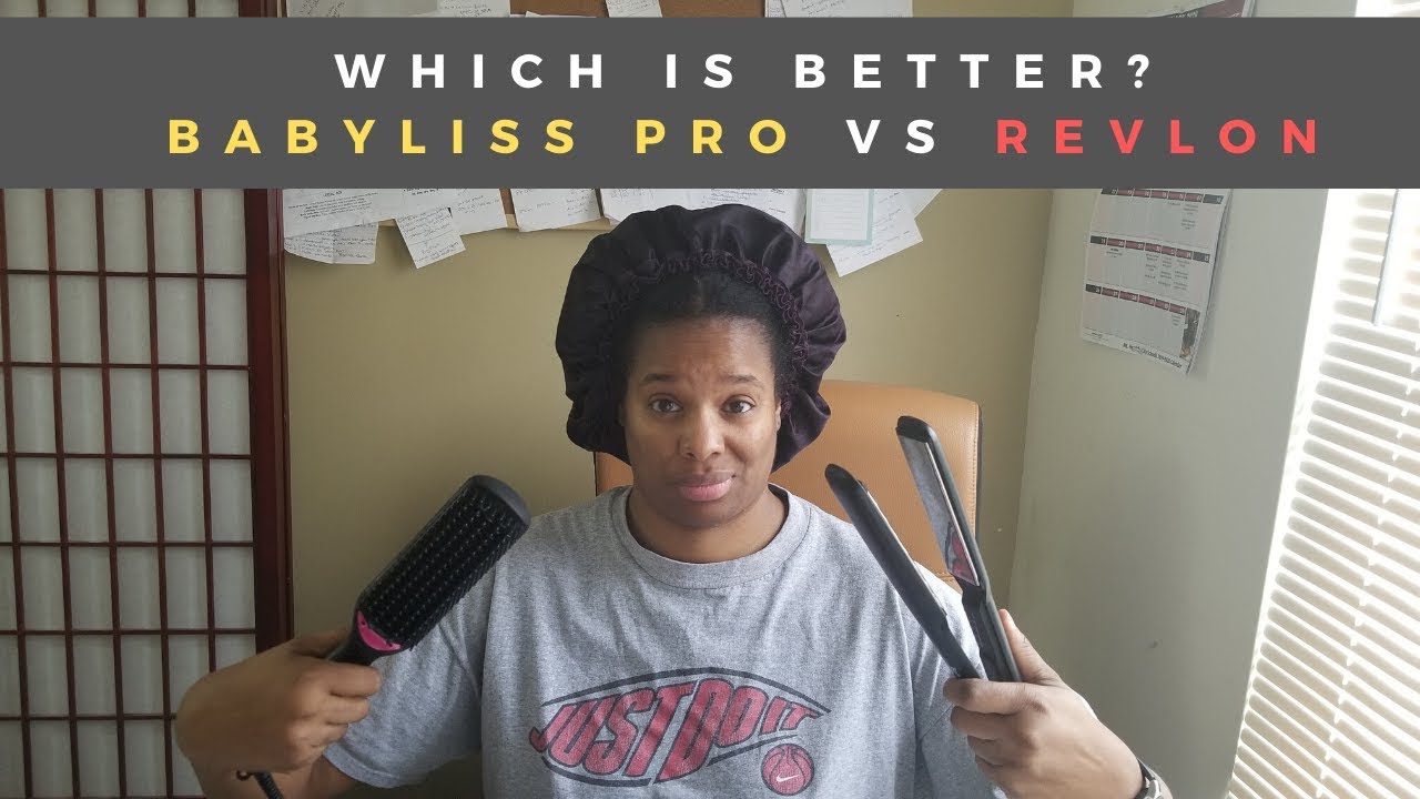 Babyliss Pro Titanium Flat Iron vs Revlon XL Hair Straightening Brush