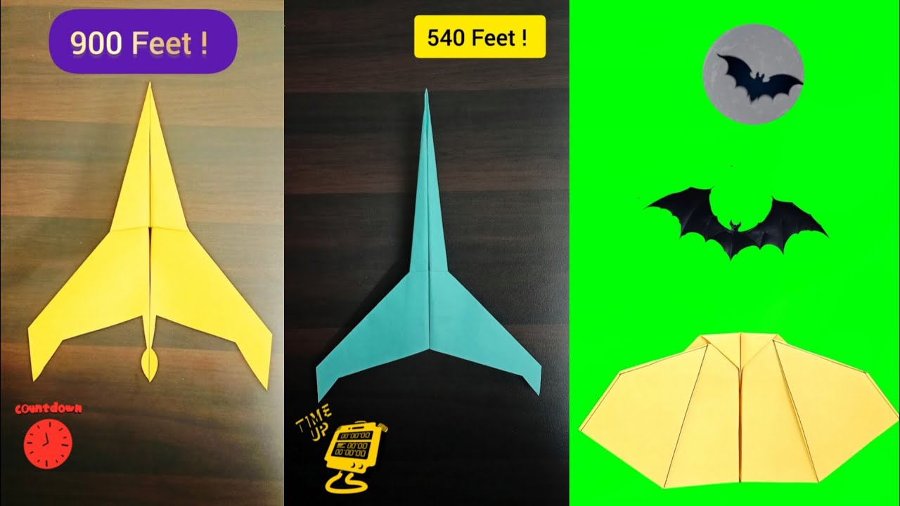 Step By Step Paper Craft Tutorial How To Make An Easy Paper Airplane 
